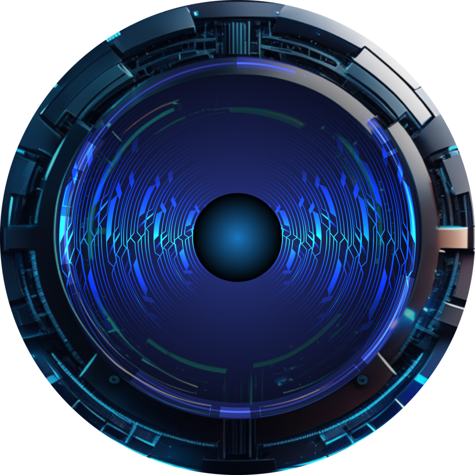 Modern Technology Eye Cybersecurity Crop-out png