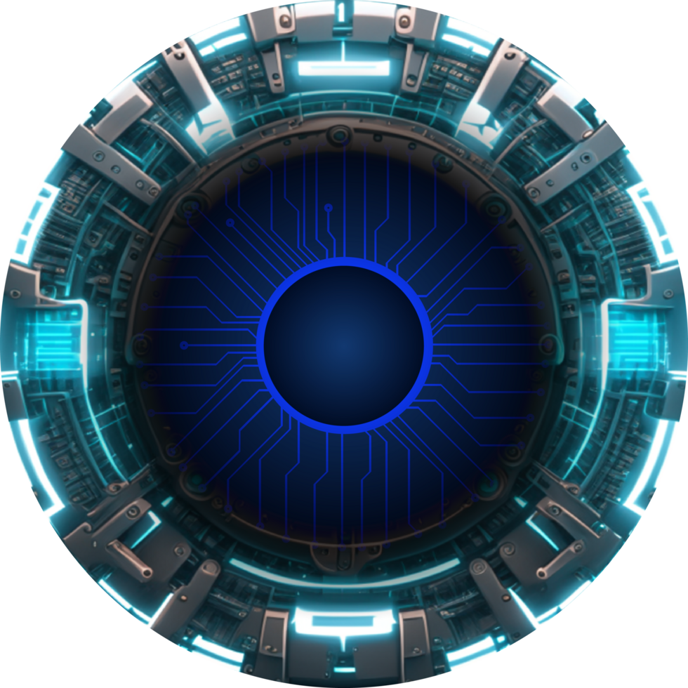 Modern Technology Eye Cybersecurity Crop-out png