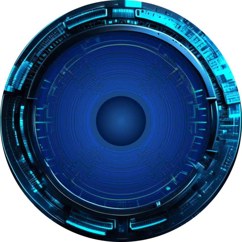 Modern Technology Eye Cybersecurity Crop-out png