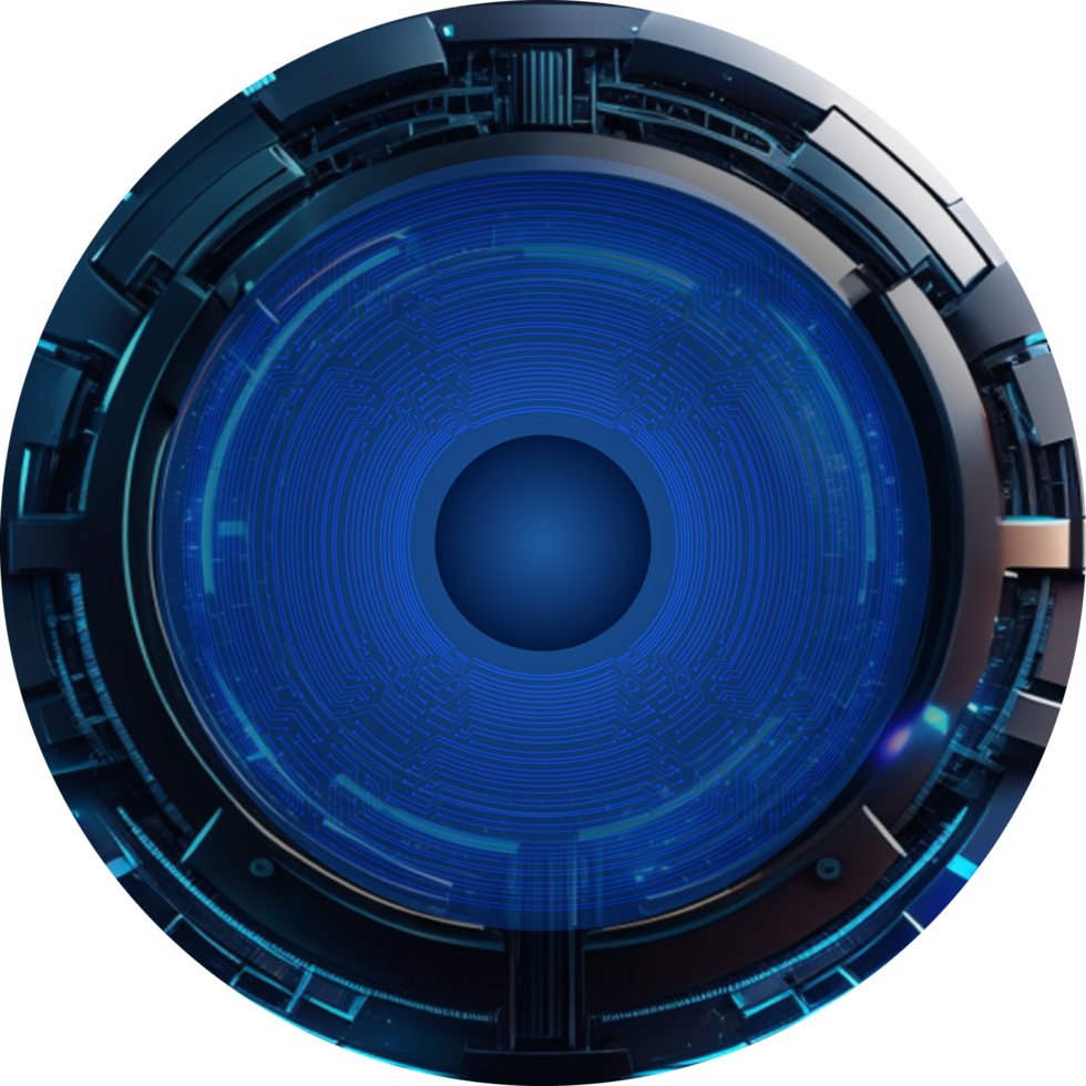 Modern Technology Eye Cybersecurity Crop-out png