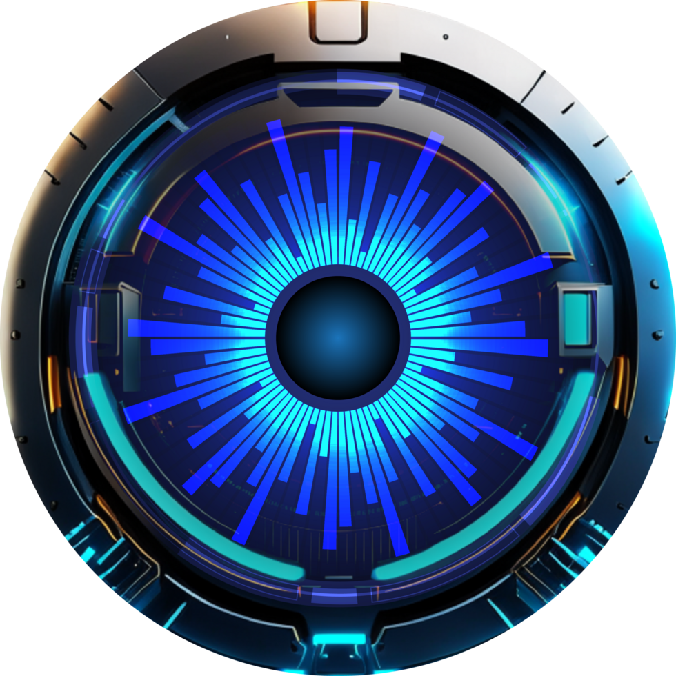 Modern Technology Eye Cybersecurity Crop-out png