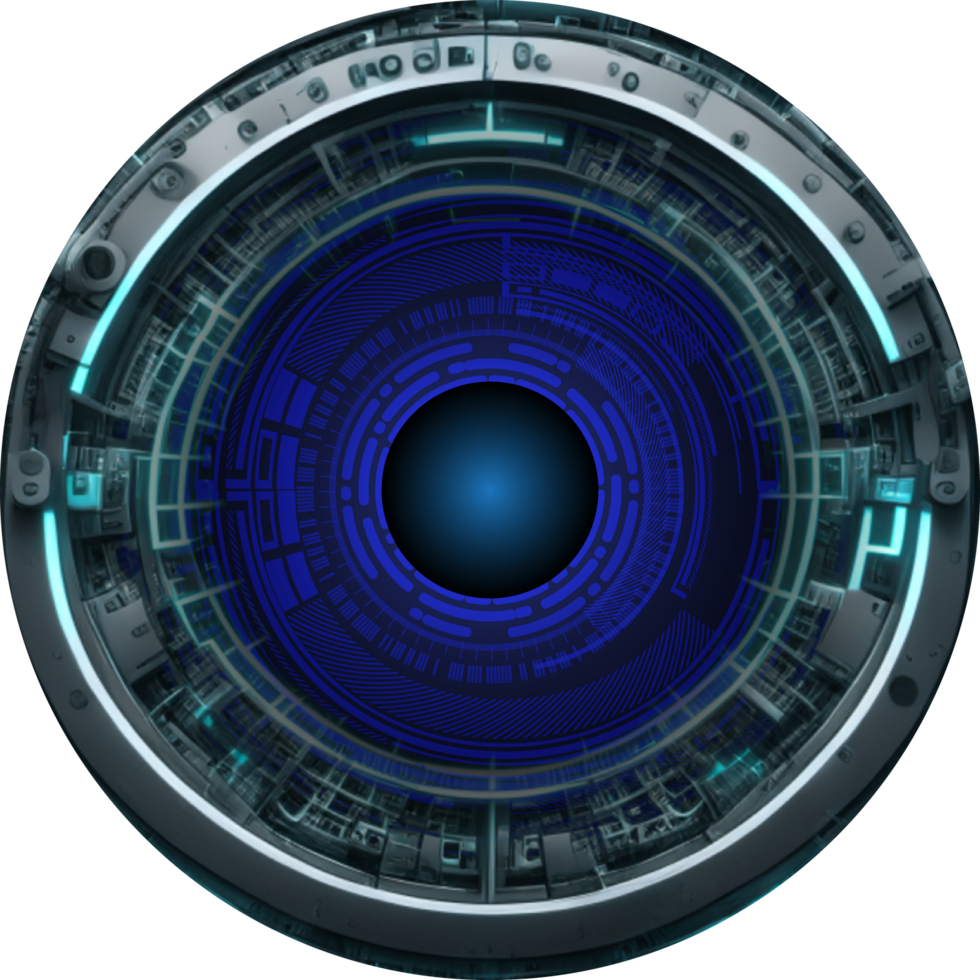 Modern Technology Eye Cybersecurity Crop-out png