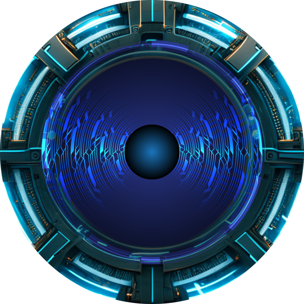 Modern Technology Eye Cybersecurity Crop-out png