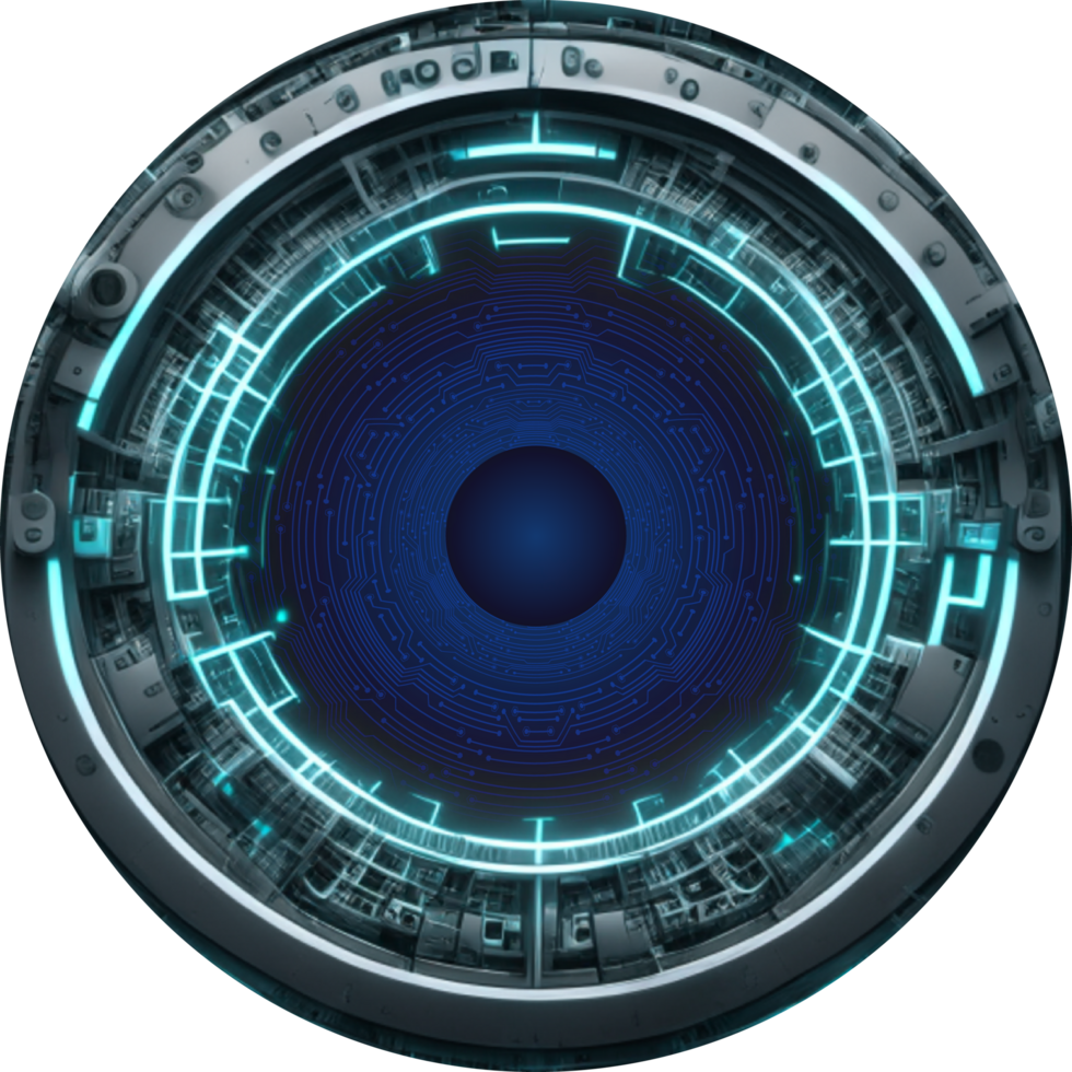 Modern Technology Eye Cybersecurity Crop-out png