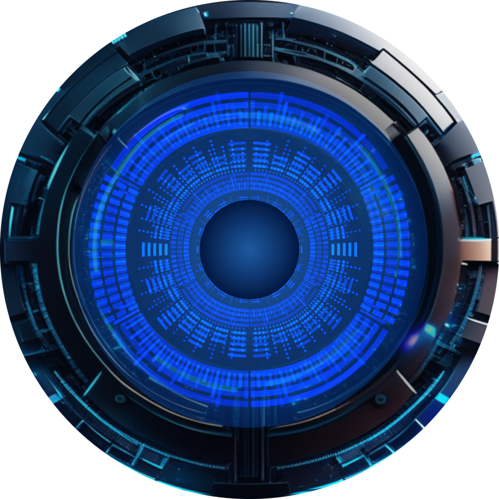 Modern Technology Eye Cybersecurity Crop-out png