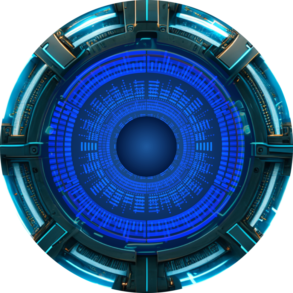 Modern Technology Eye Cybersecurity Crop-out png