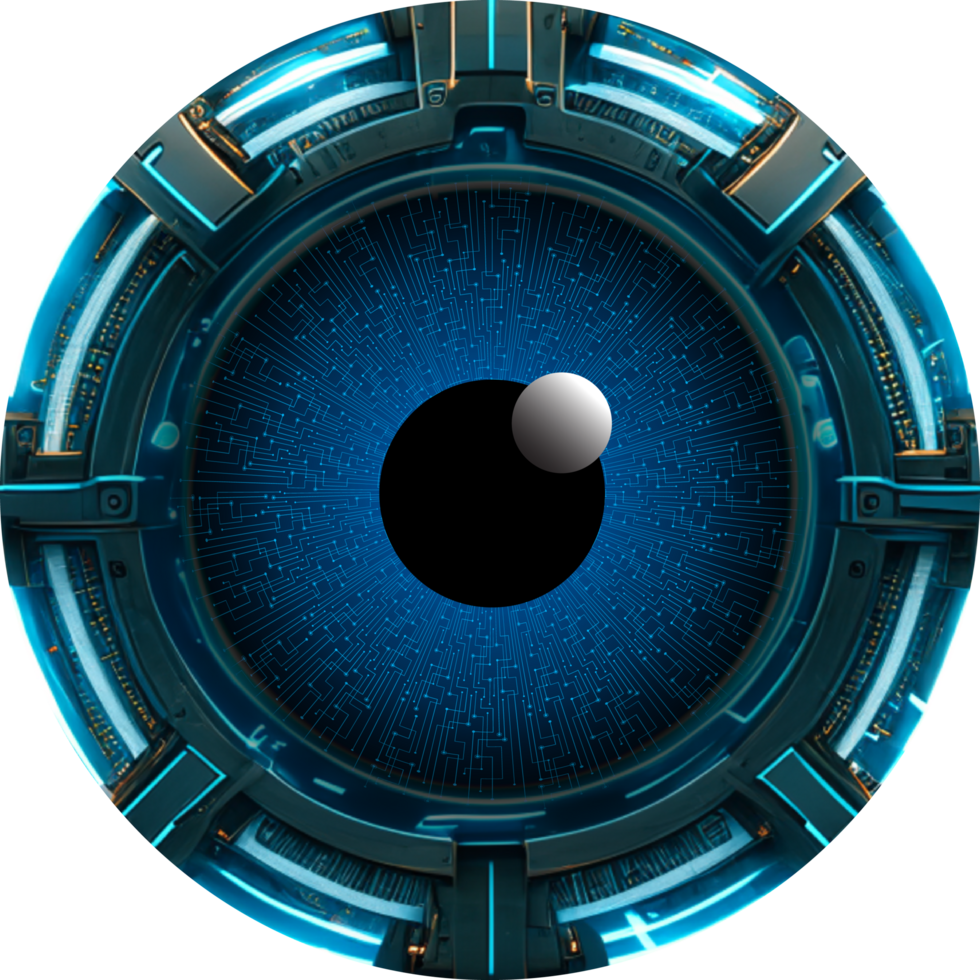 Modern Technology Eye Cybersecurity Crop-out png