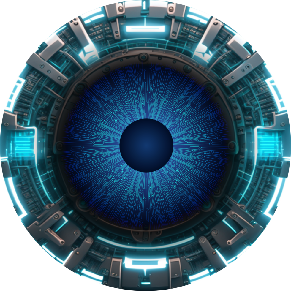 Modern Technology Eye Cybersecurity Crop-out png