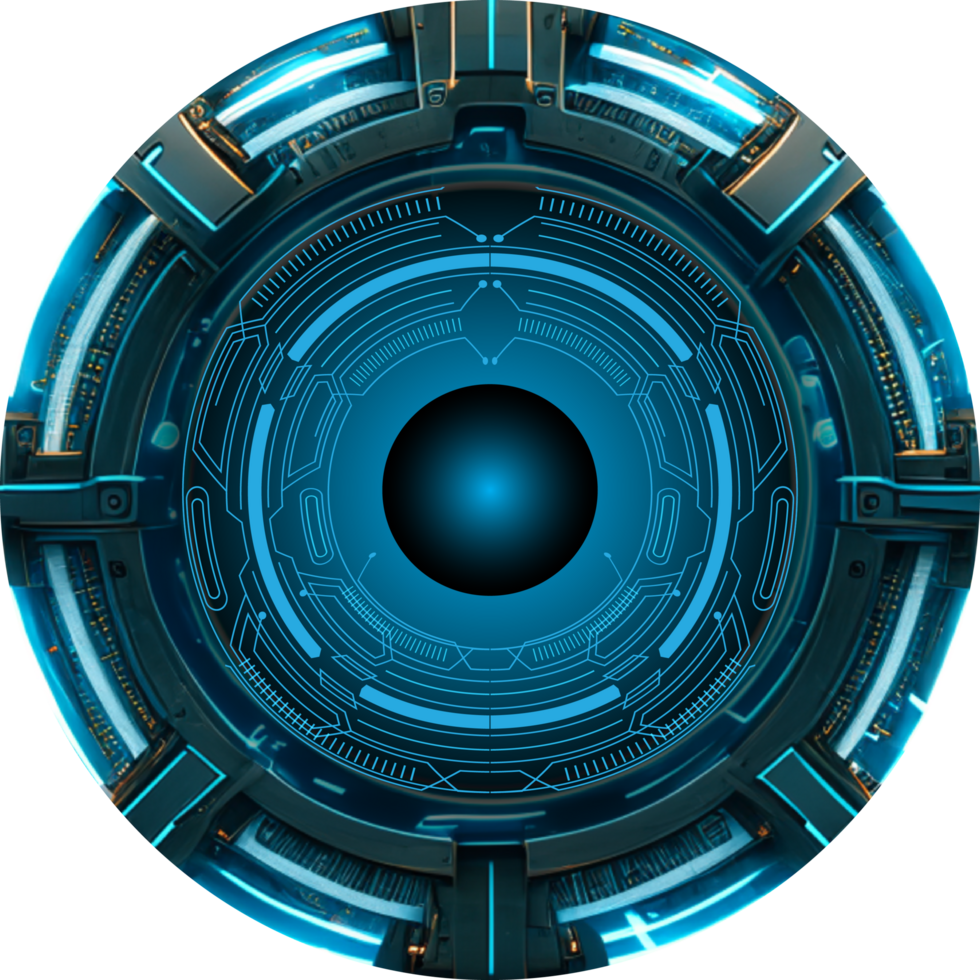 Modern Technology Eye Cybersecurity Crop-out png