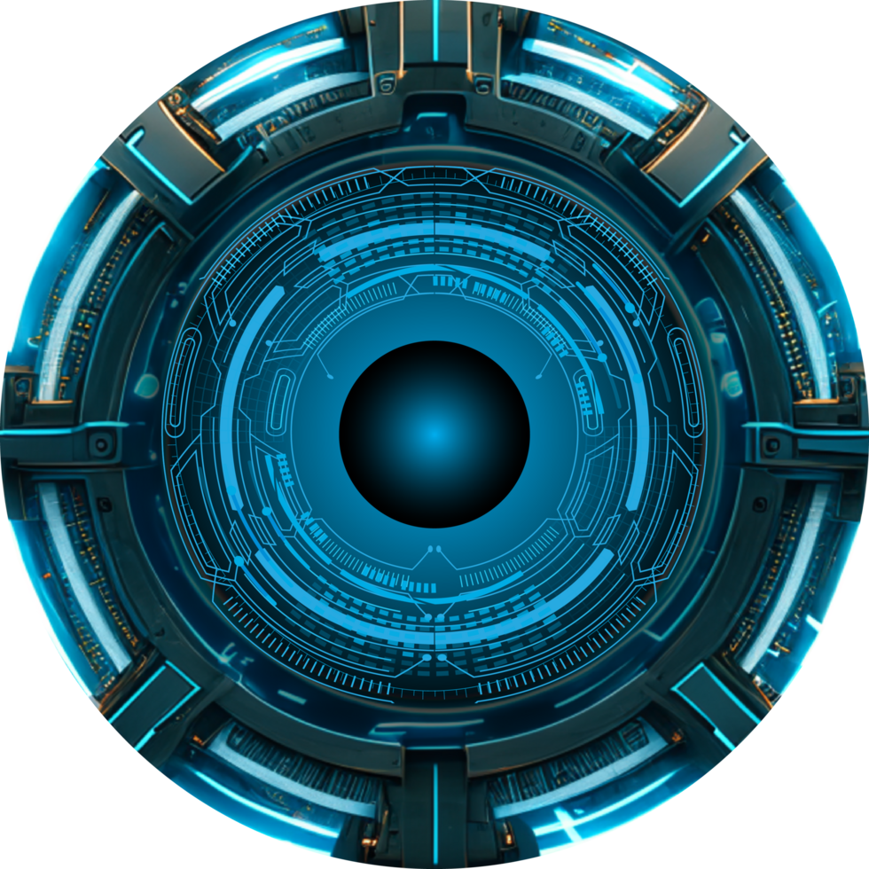 Modern Technology Eye Cybersecurity Crop-out png