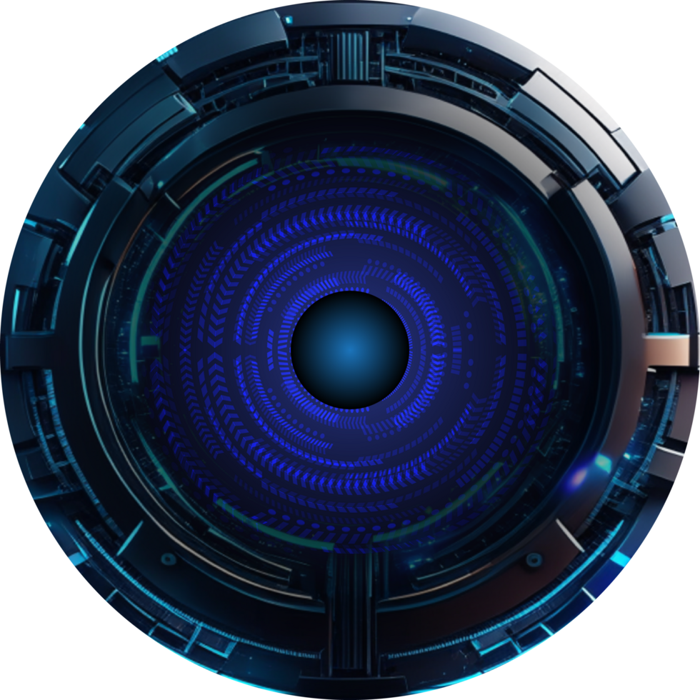 Modern Technology Eye Cybersecurity Crop-out png