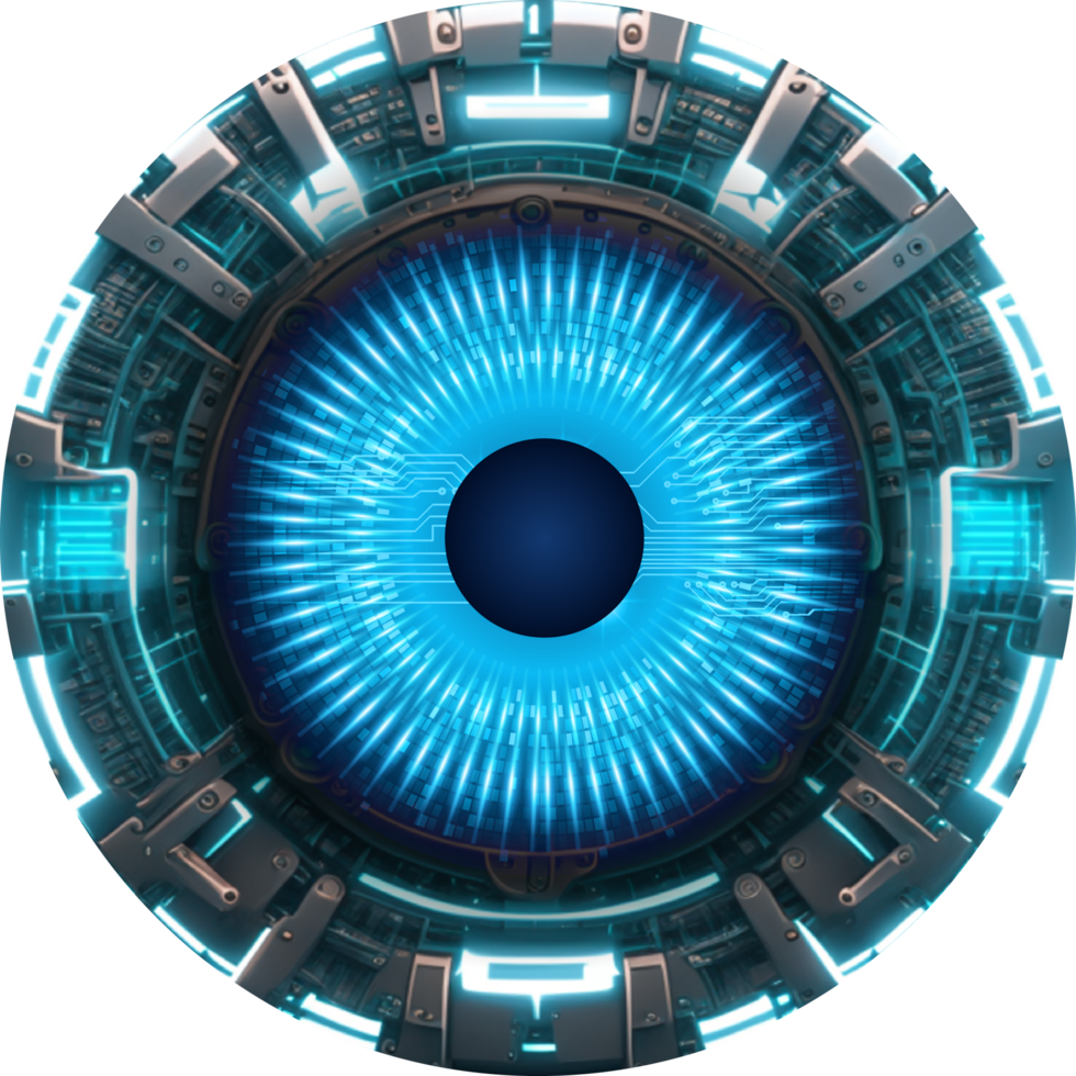 Modern Technology Eye Cybersecurity Crop-out png