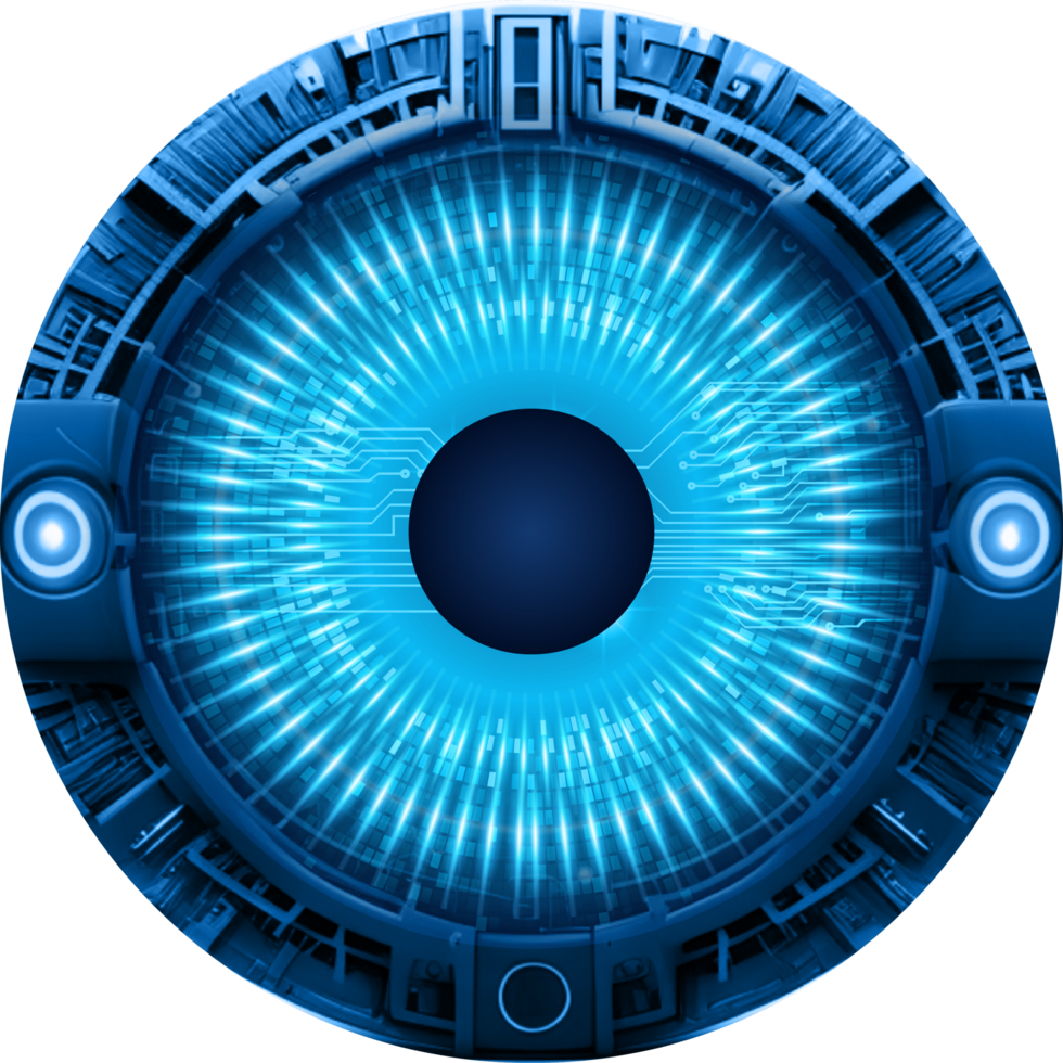 Modern Technology Eye Cybersecurity Crop-out png