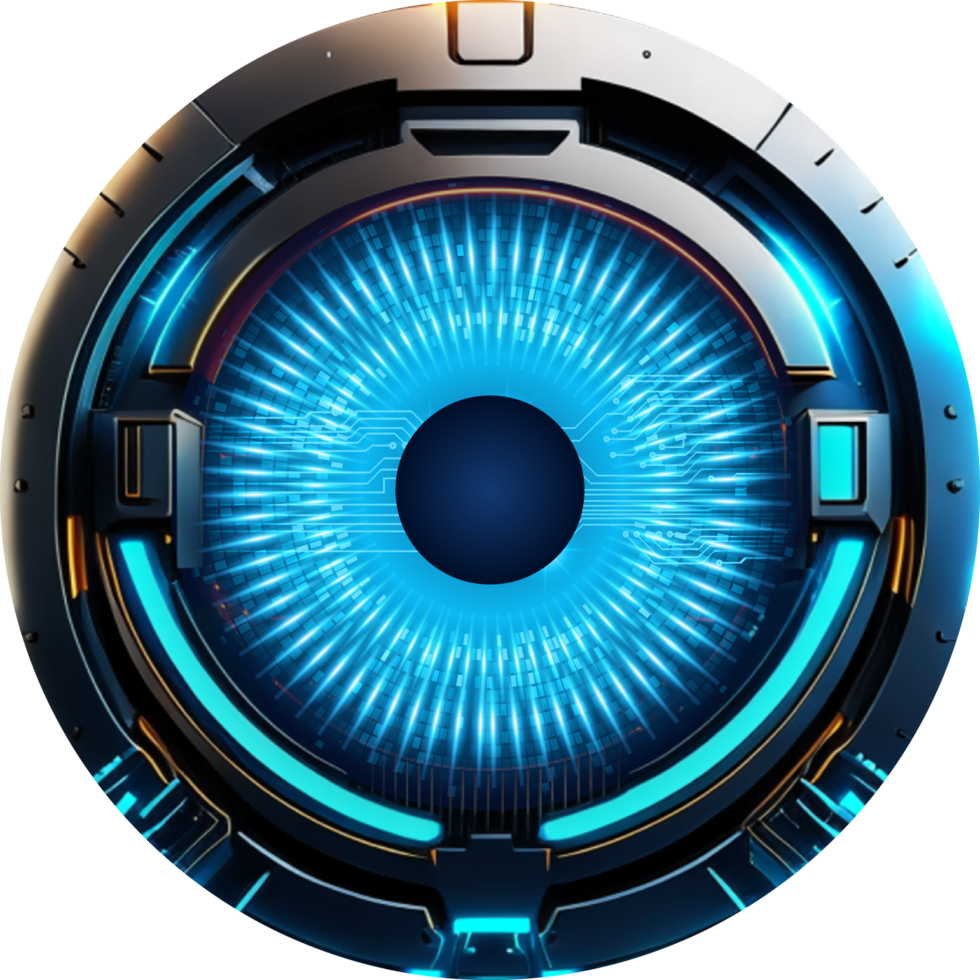 Modern Technology Eye Cybersecurity Crop-out png