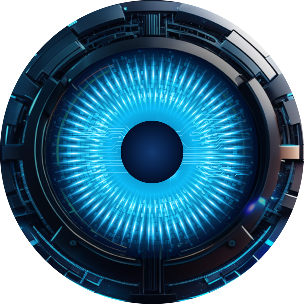 Modern Technology Eye Cybersecurity Crop-out png