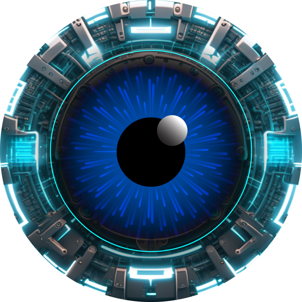 Modern Technology Eye Cybersecurity Crop-out png