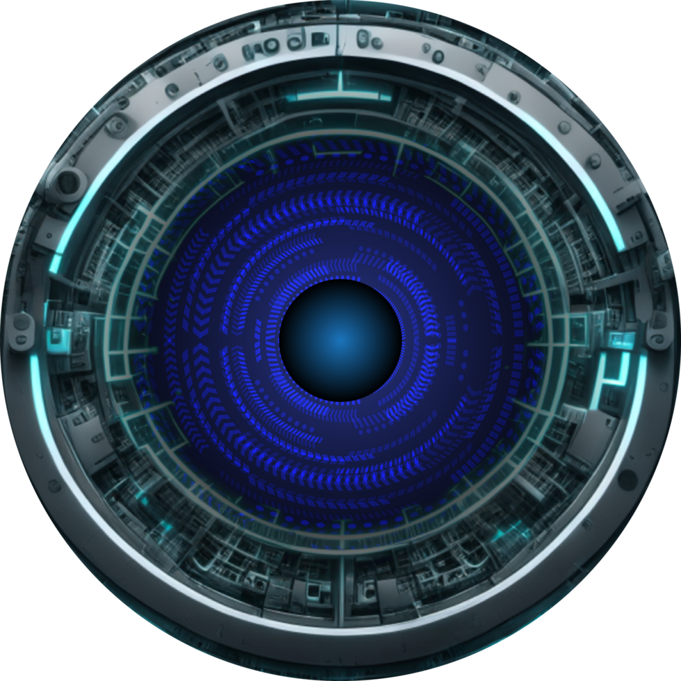 Modern Technology Eye Cybersecurity Crop-out png