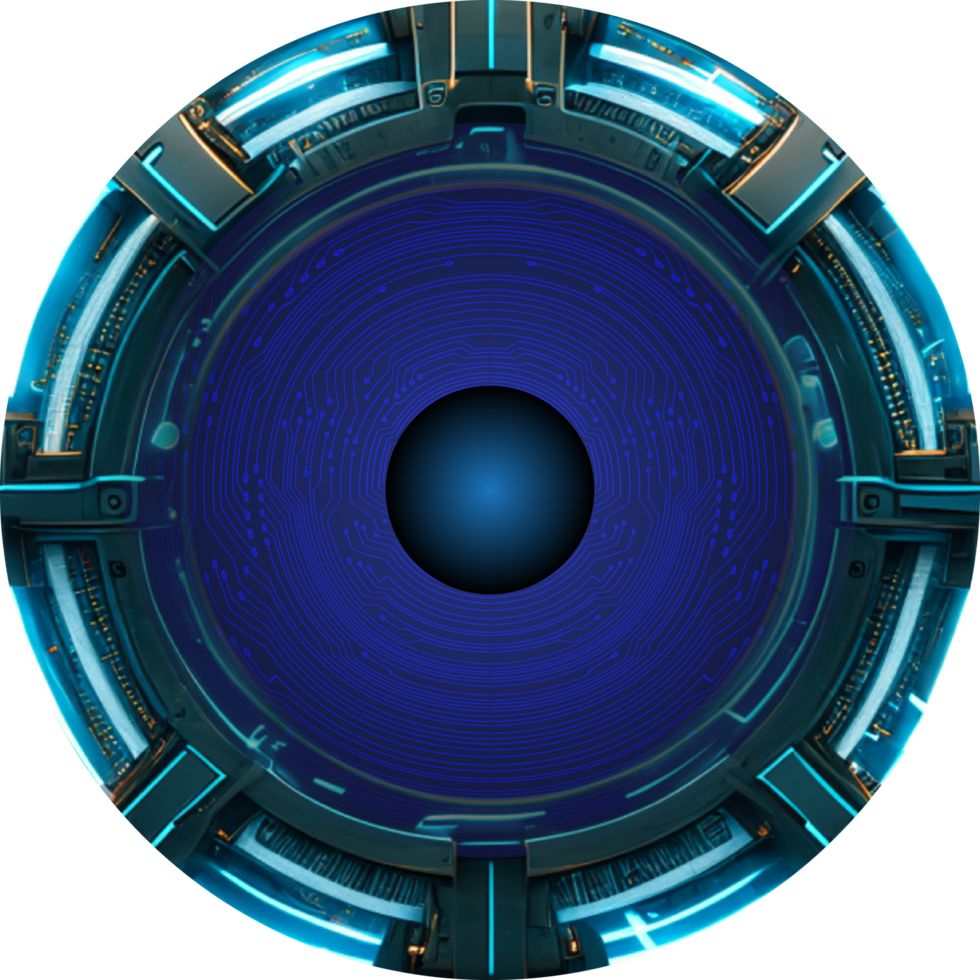 Modern Technology Eye Cybersecurity Crop-out png