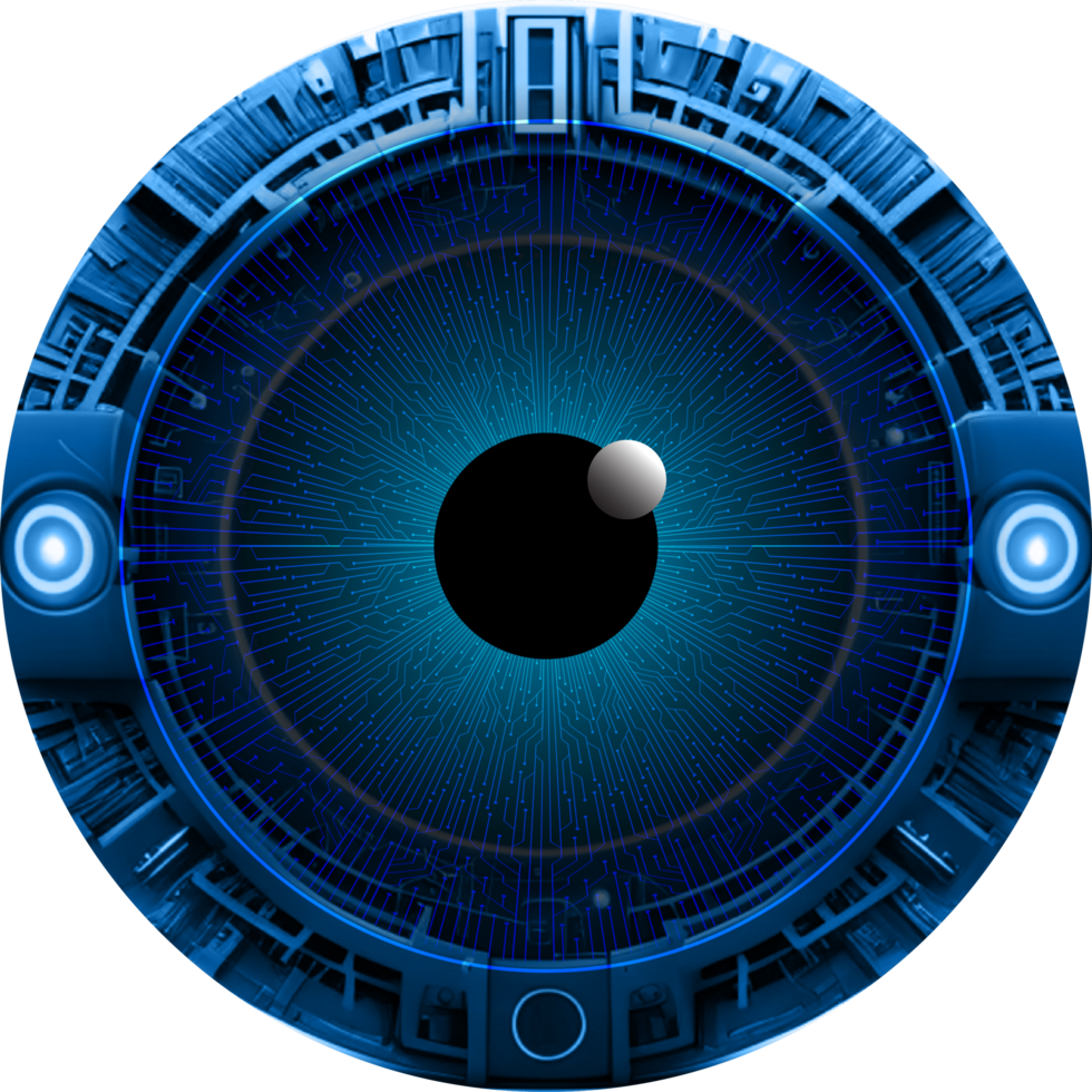 Modern Technology Eye Cybersecurity Crop-out png