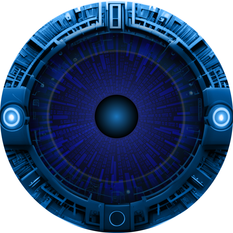 Modern Technology Eye Cybersecurity Crop-out png