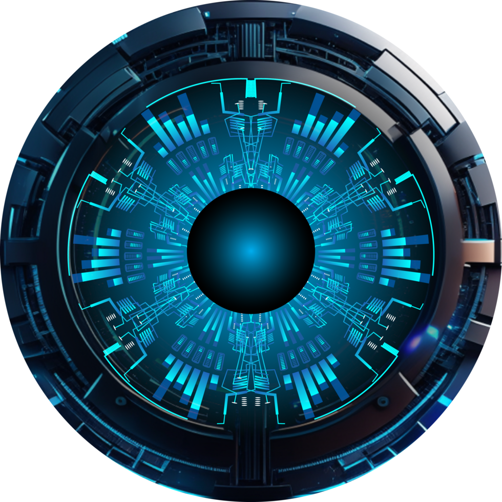Modern Technology Eye Cybersecurity Crop-out png