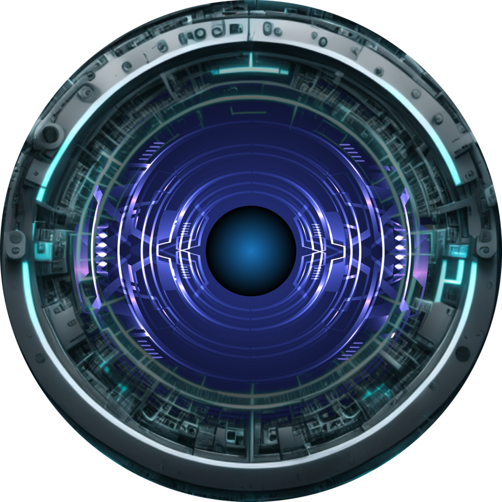 Modern Technology Eye Cybersecurity Crop-out png