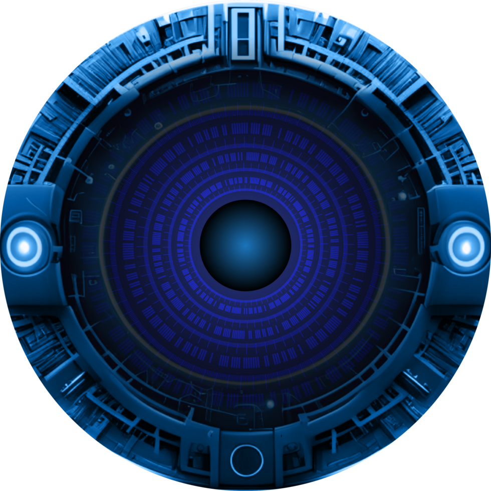 Modern Technology Eye Cybersecurity Crop-out png