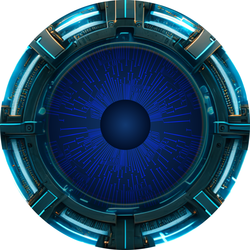 Modern Technology Eye Cybersecurity Crop-out png