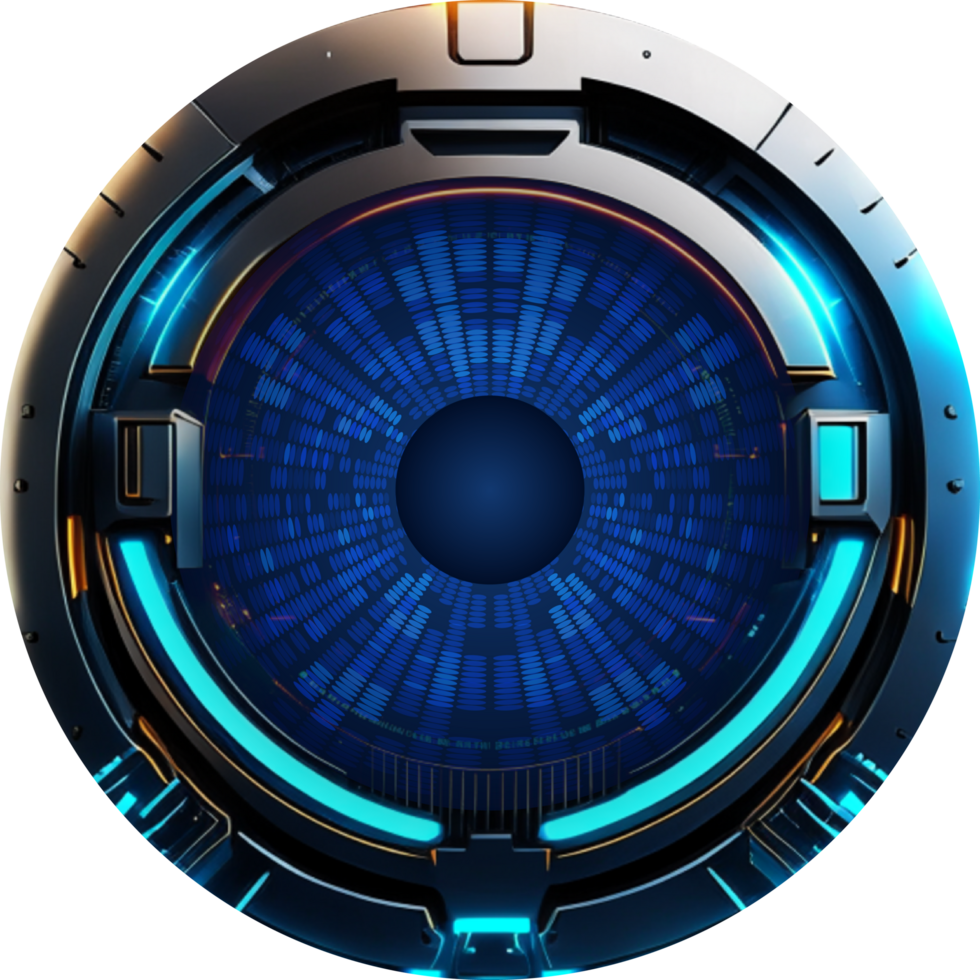 Modern Technology Eye Cybersecurity Crop-out png