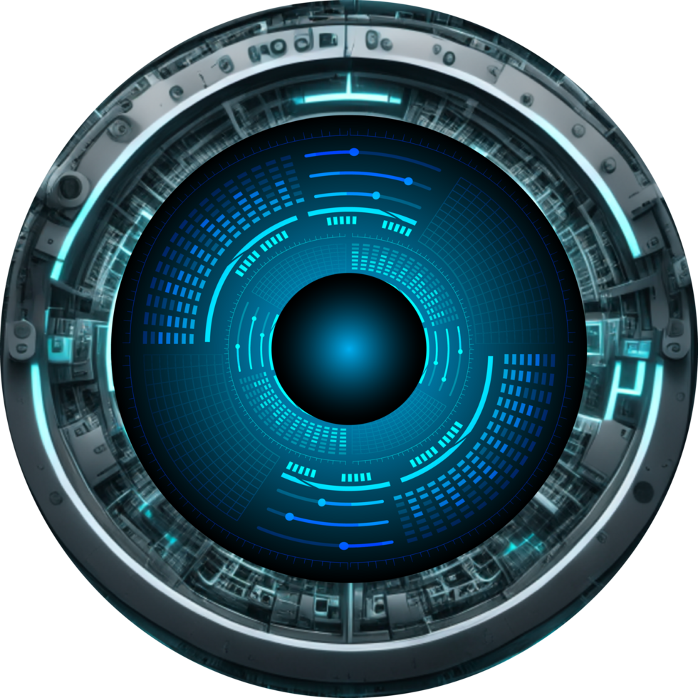 Modern Technology Eye Cybersecurity Crop-out png