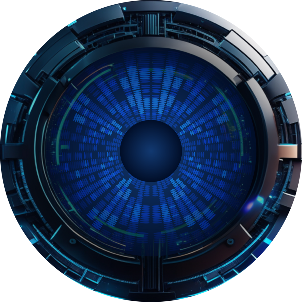 Modern Technology Eye Cybersecurity Crop-out png