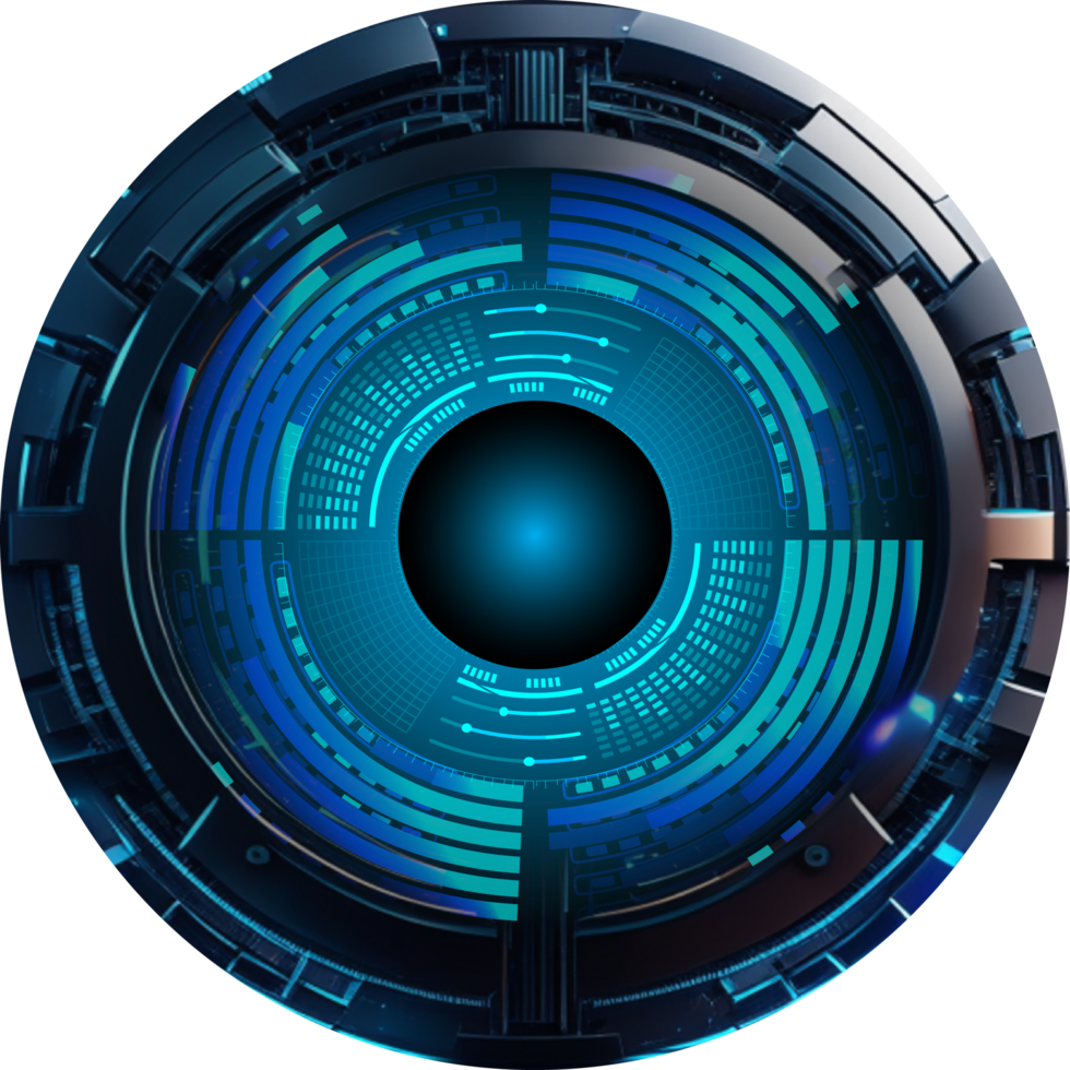 Modern Technology Eye Cybersecurity Crop-out png