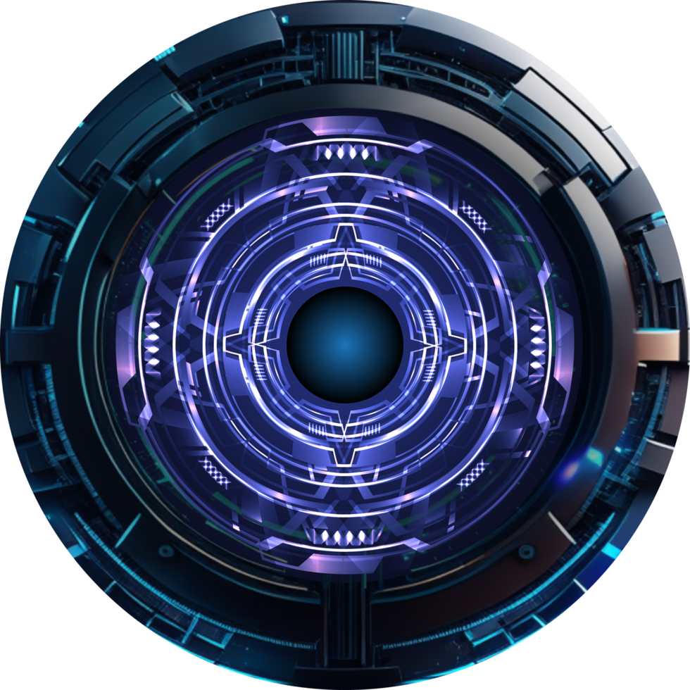 Modern Technology Eye Cybersecurity Crop-out png