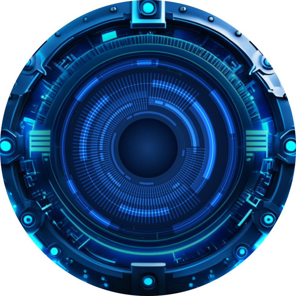 Modern Technology Eye Cybersecurity Crop-out png