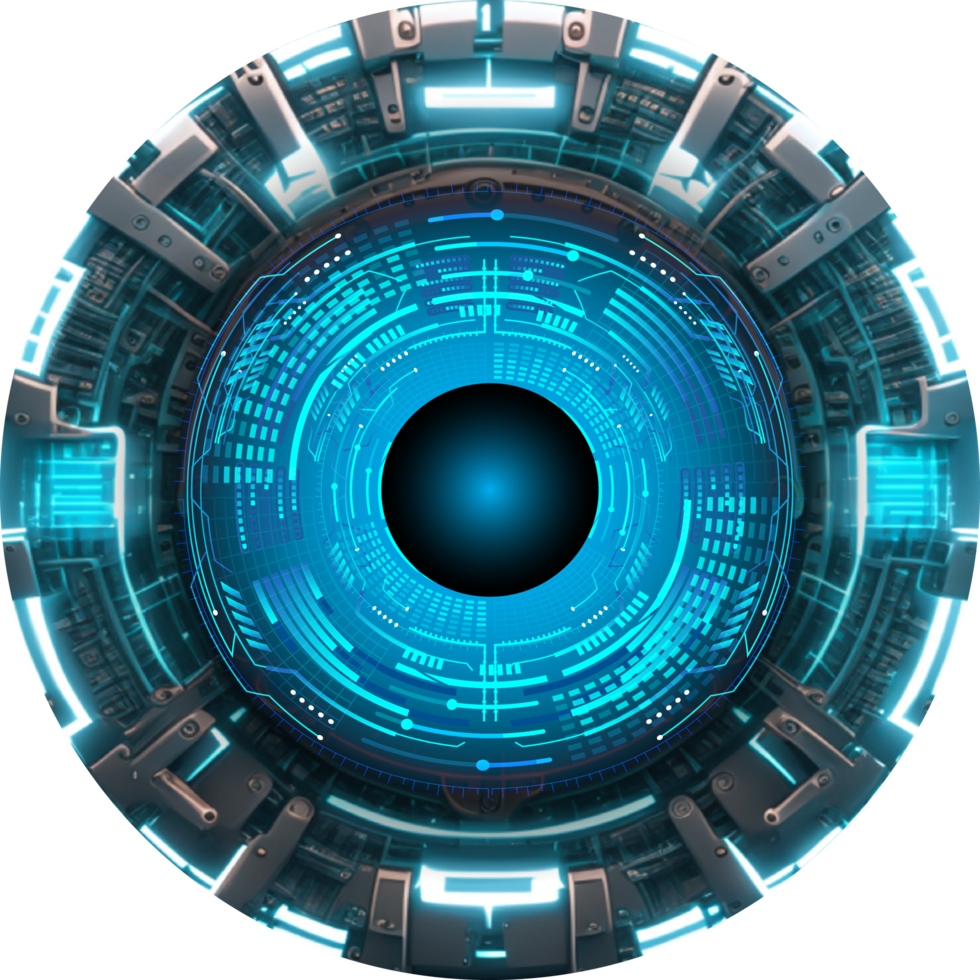 Modern Technology Eye Cybersecurity Crop-out png