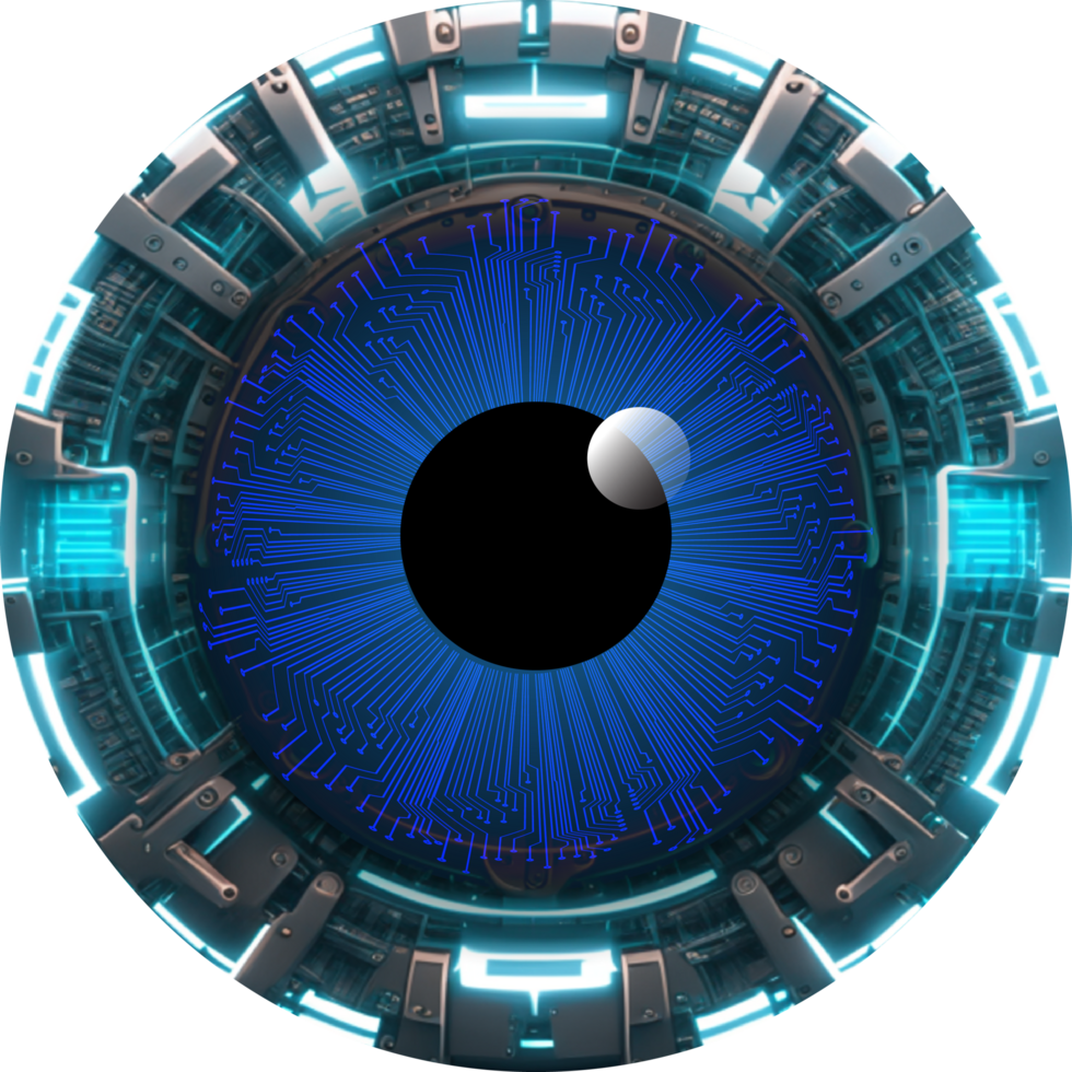 Modern Technology Eye Cybersecurity Crop-out png