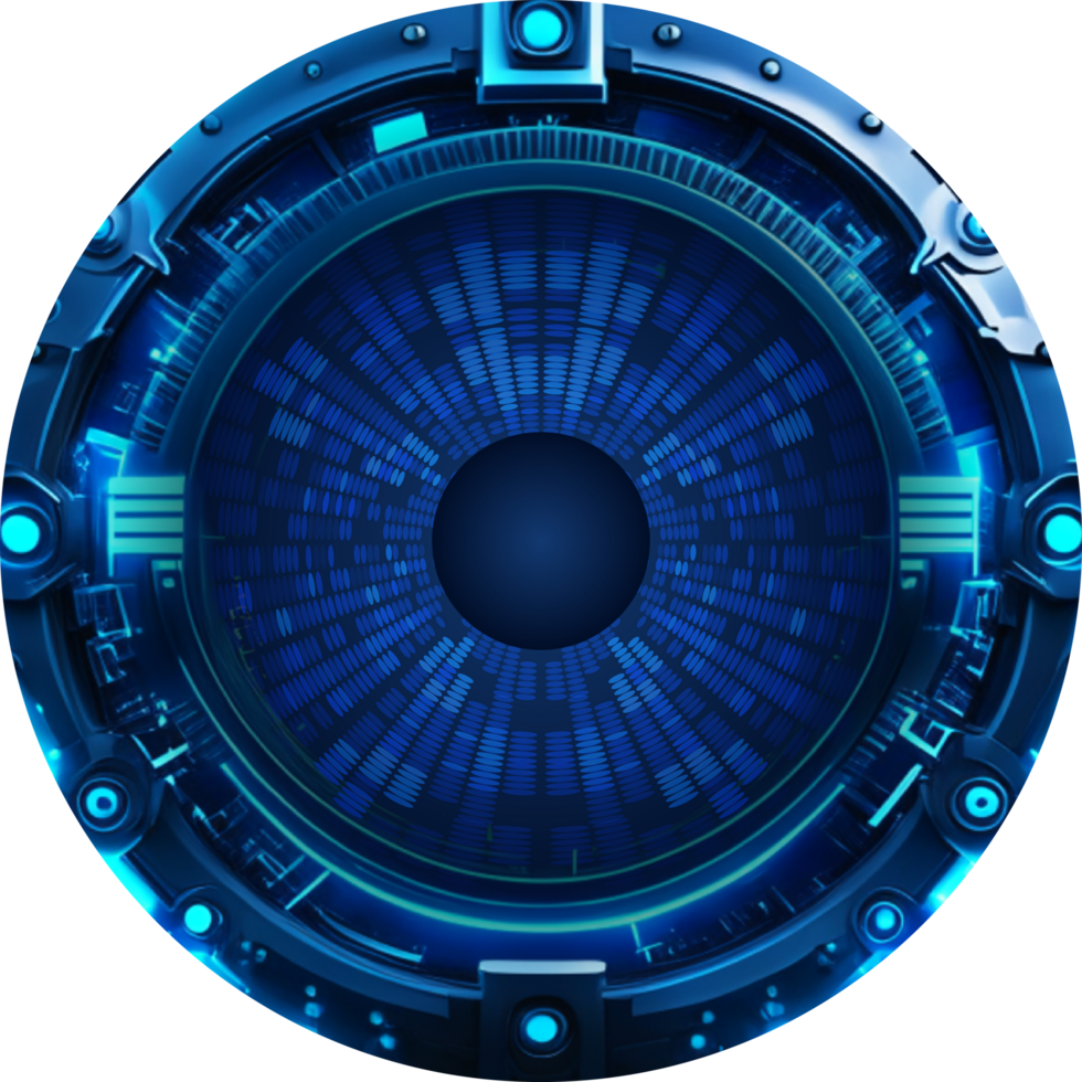 Modern Technology Eye Cybersecurity Crop-out png