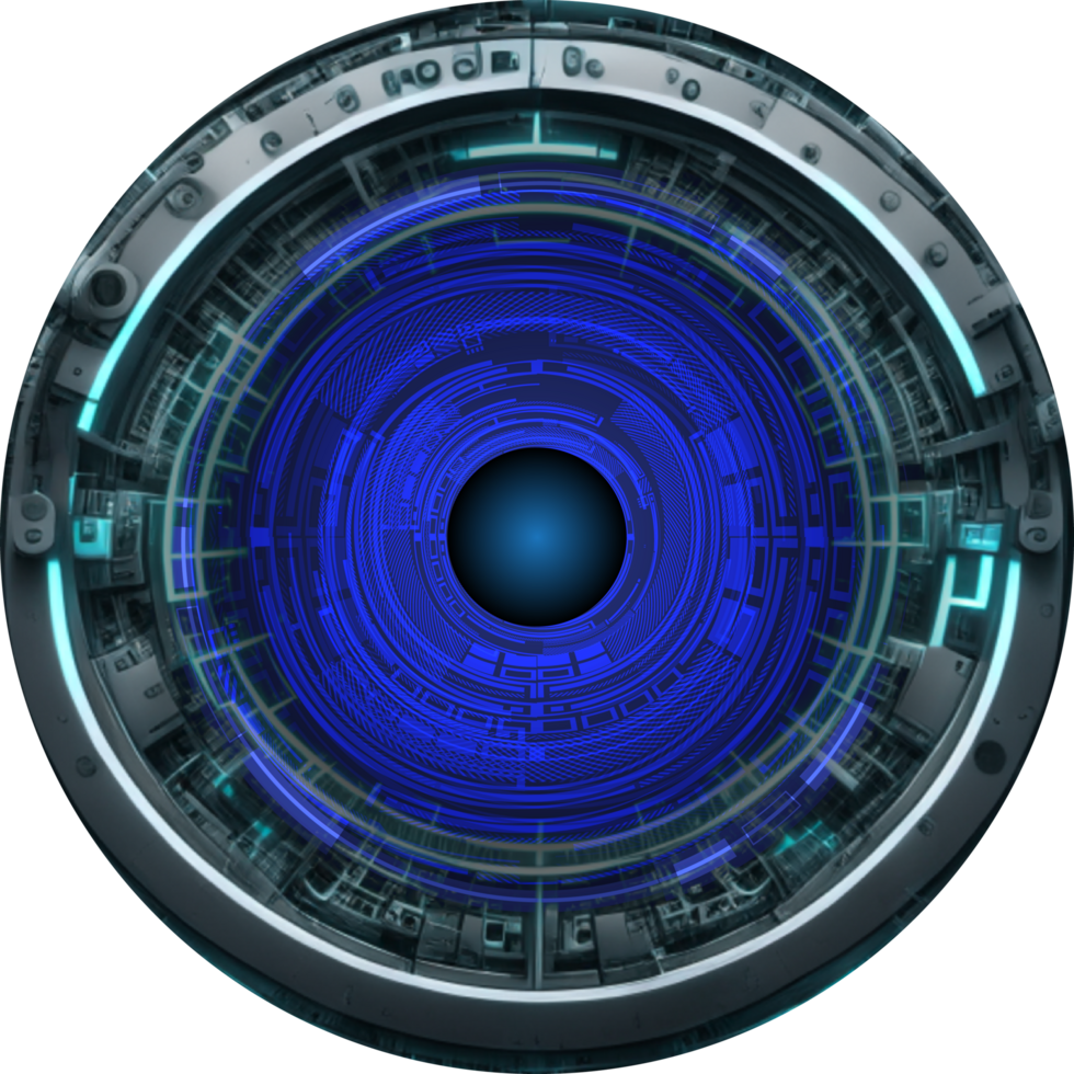 Modern Technology Eye Cybersecurity Crop-out png