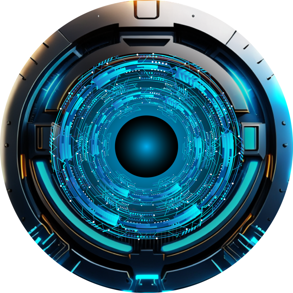 Modern Technology Eye Cybersecurity Crop-out png