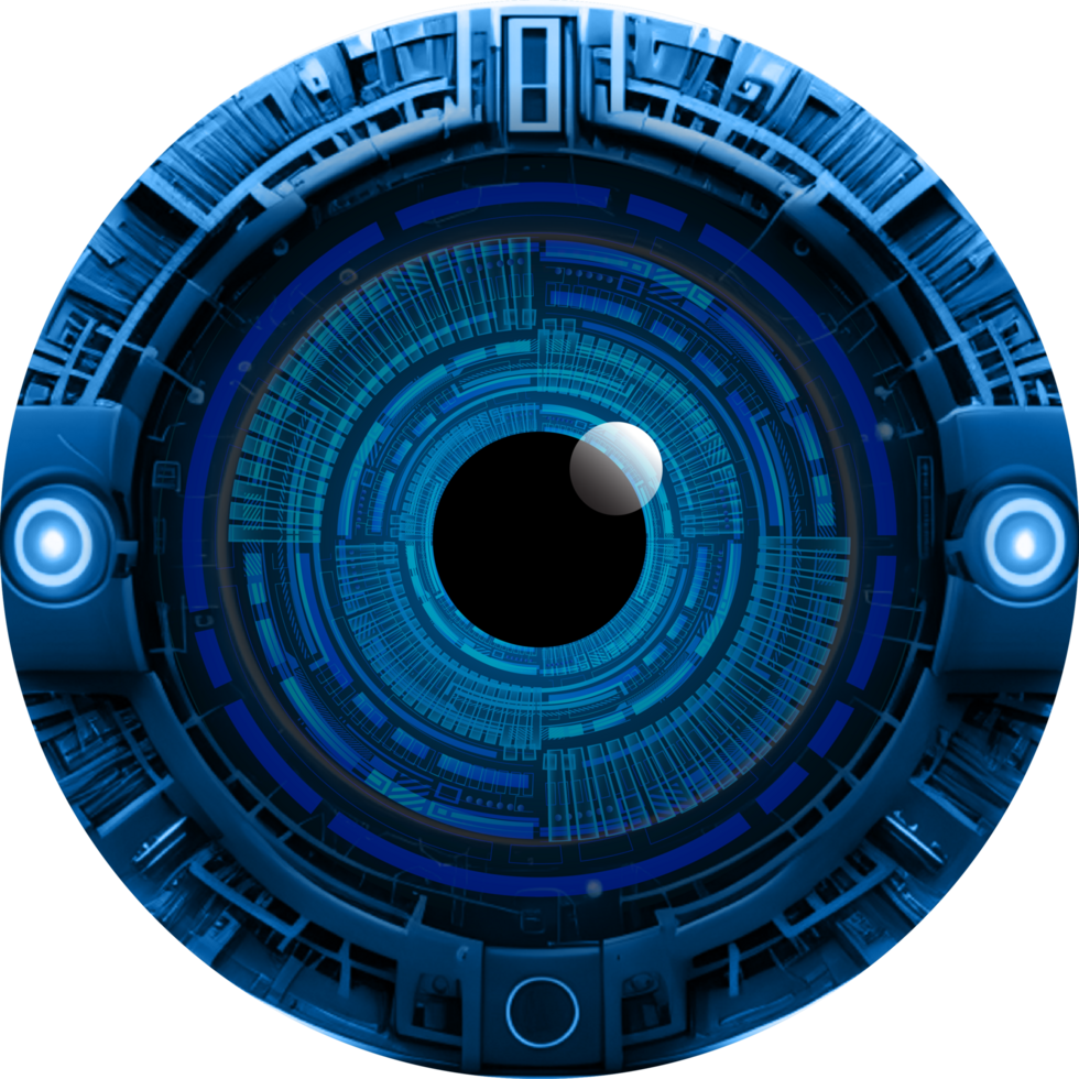 Modern Technology Eye Cybersecurity Crop-out png