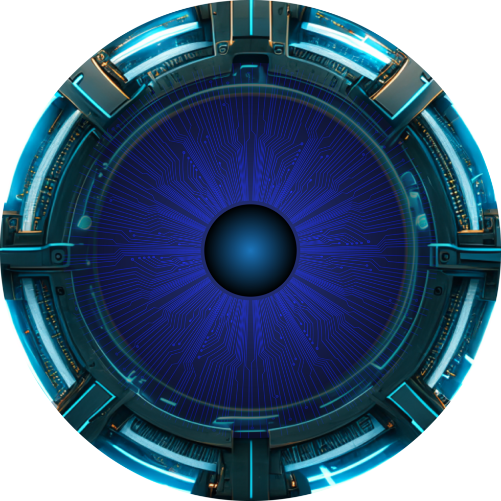 Modern Technology Eye Cybersecurity Crop-out png