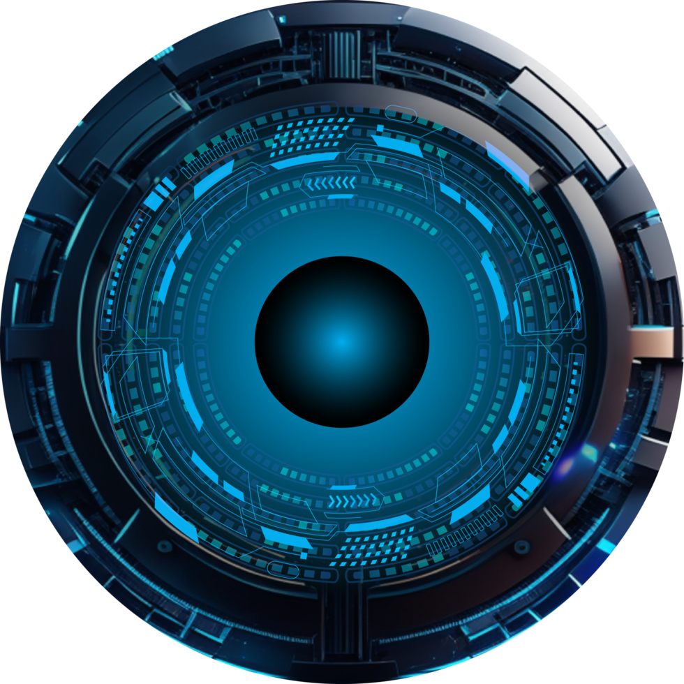 Modern Technology Eye Cybersecurity Crop-out png