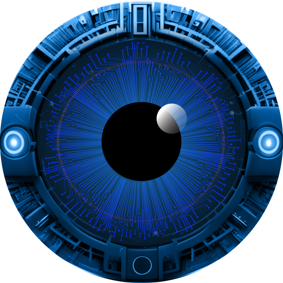 Modern Technology Eye Cybersecurity Crop-out png
