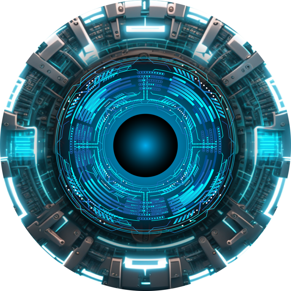 Modern Technology Eye Cybersecurity Crop-out png