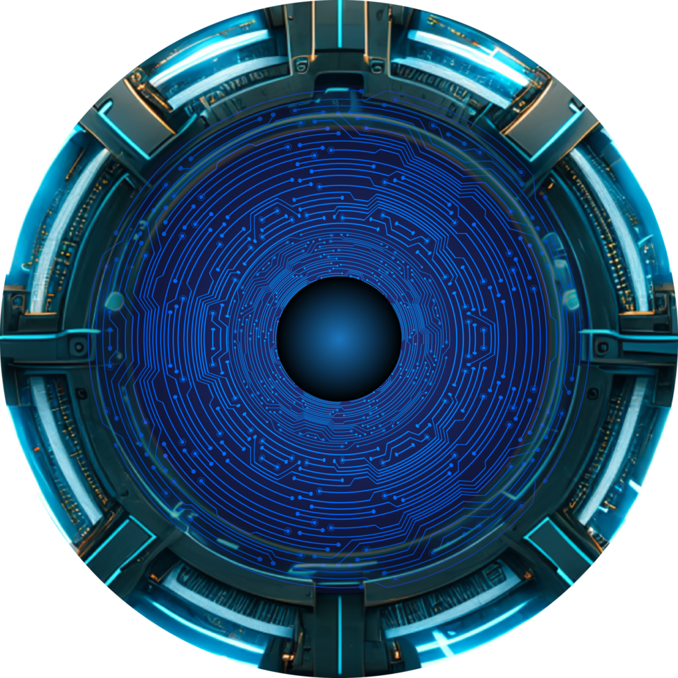 Modern Technology Eye Cybersecurity Crop-out png