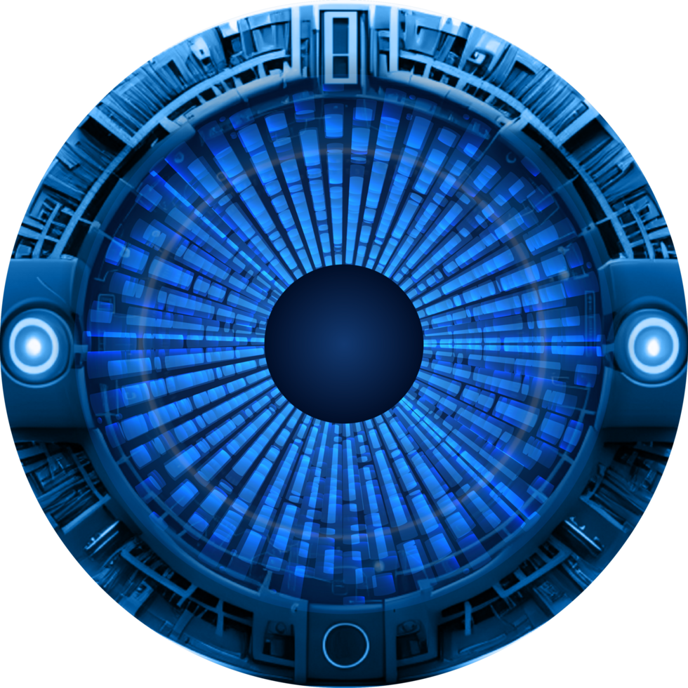 Modern Technology Eye Cybersecurity Crop-out png