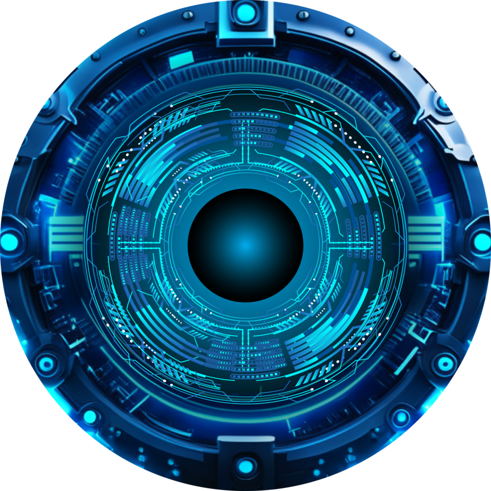 Modern Technology Eye Cybersecurity Crop-out png