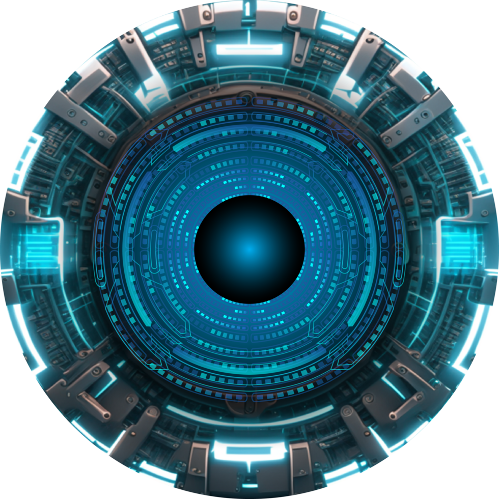 Modern Technology Eye Cybersecurity Crop-out png