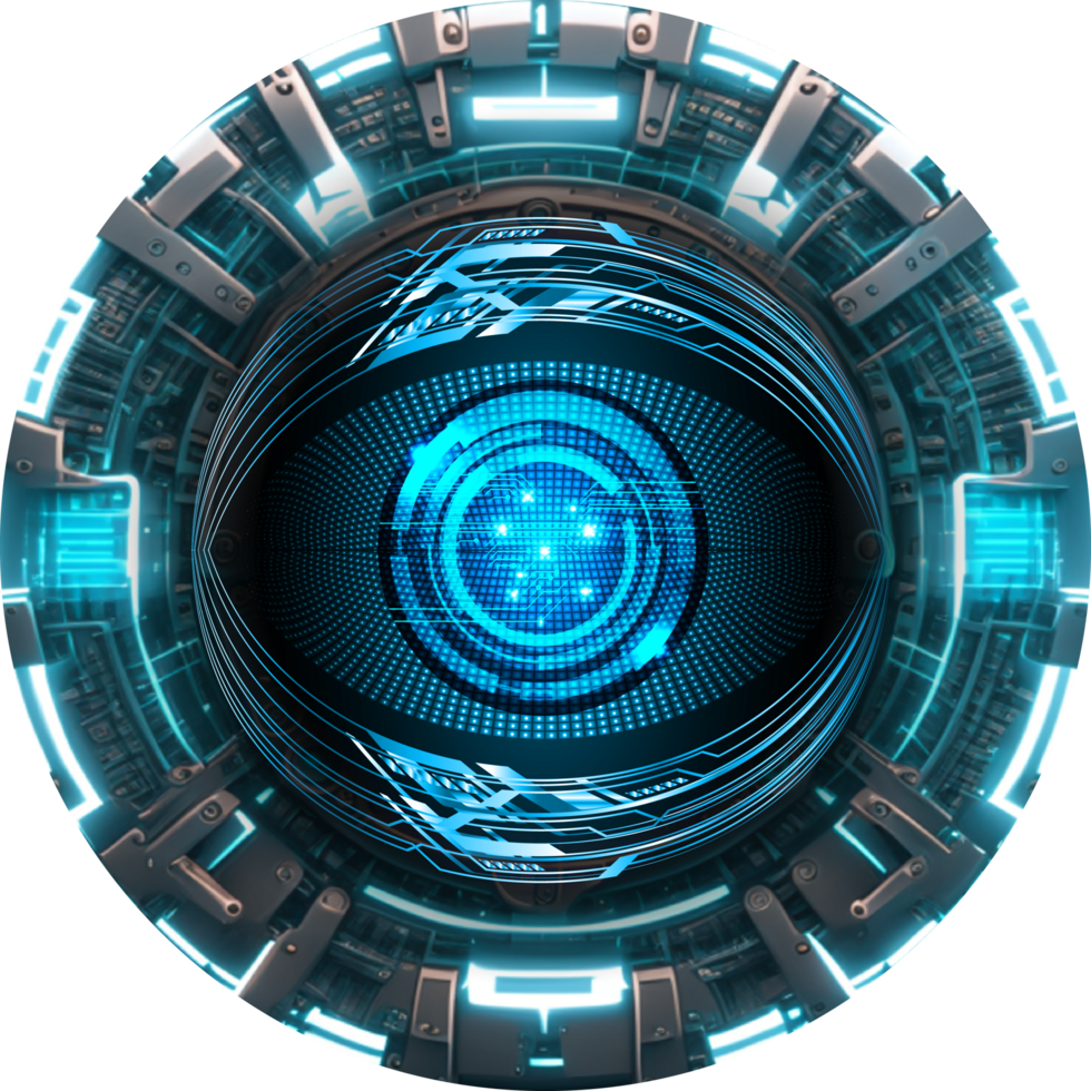 Modern Technology Eye Cybersecurity Crop-out png