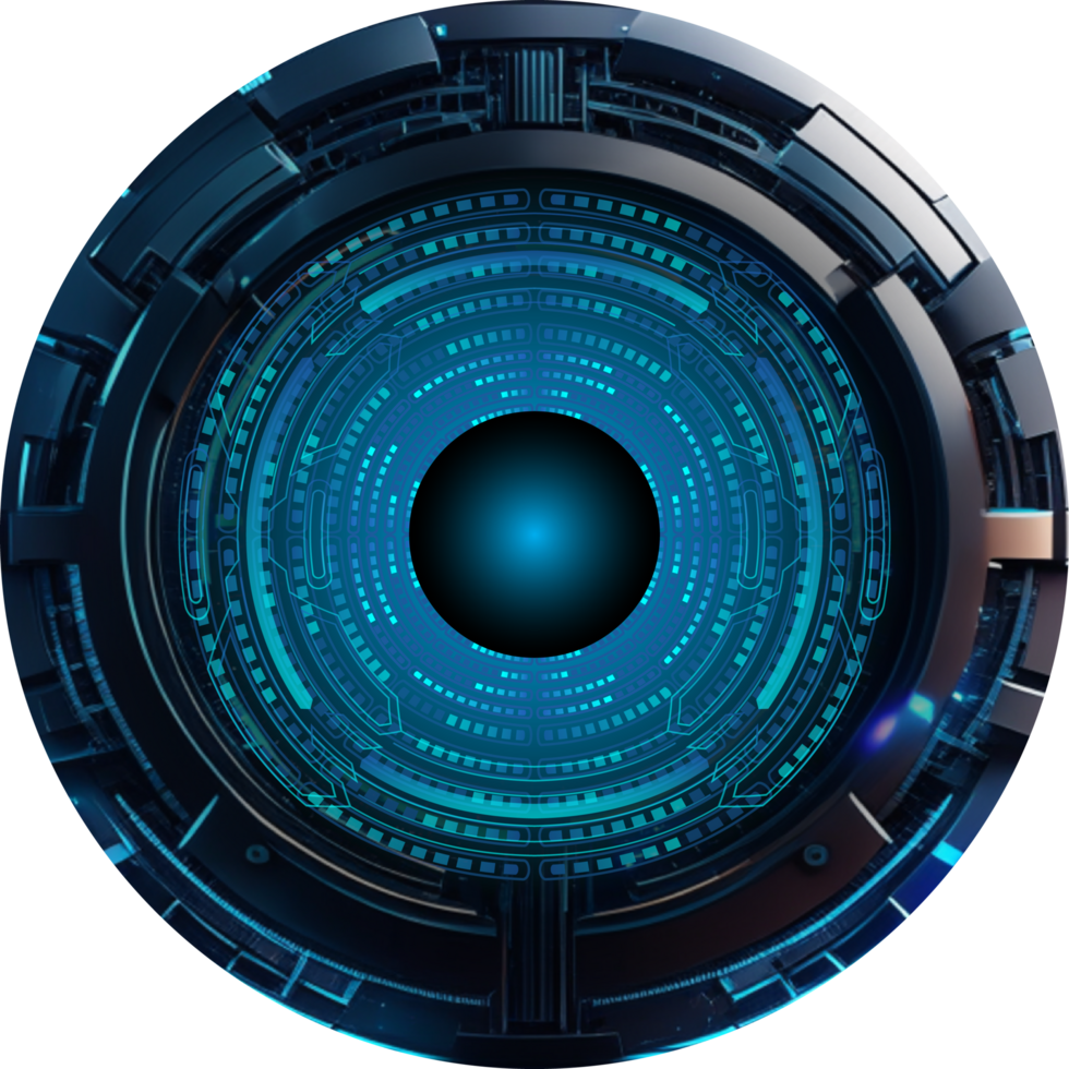 Modern Technology Eye Cybersecurity Crop-out png